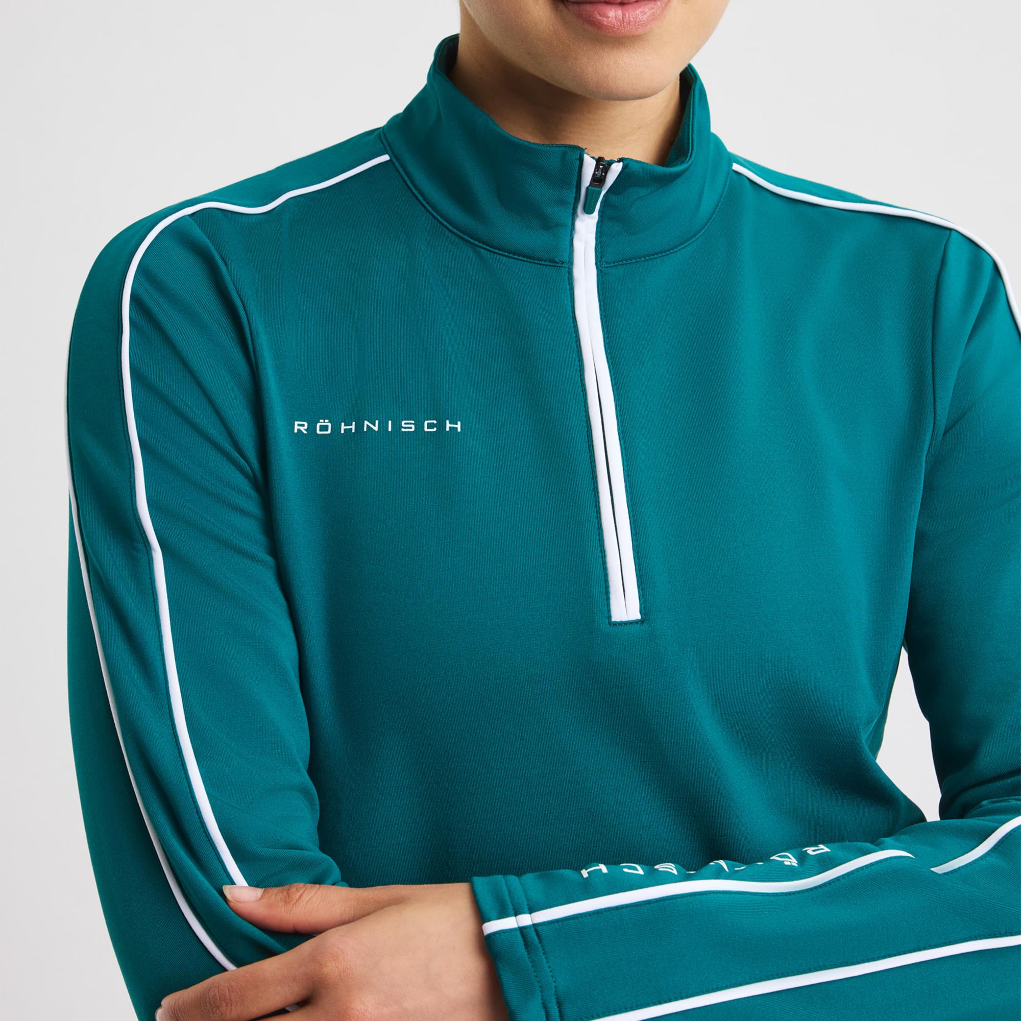 Rohnisch Amie Brushed Ladies Golf Mid Layer Augusta Green